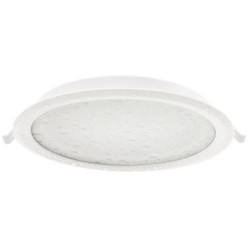 Downlight iglux ig-54-18w-f/ circular/ ø225 x 29.5mm/ potencia 18w/ 1720 lúmenes/ 6000ºk/ blanco